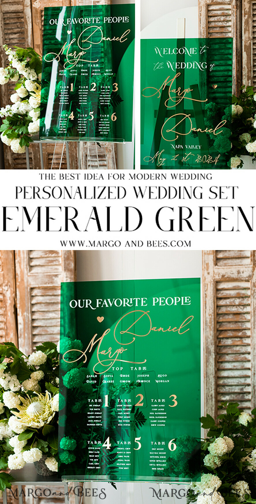 TABLE PLANS AND WEDDING WELCOME SIGNS plexi gold / velvet Luxury Green and Gold Wedding Welcome Sign, Emerald Green Acryl Wedding Decor, Personalised Wedding Sign, Wedding Board, Welcome Wedding Board 