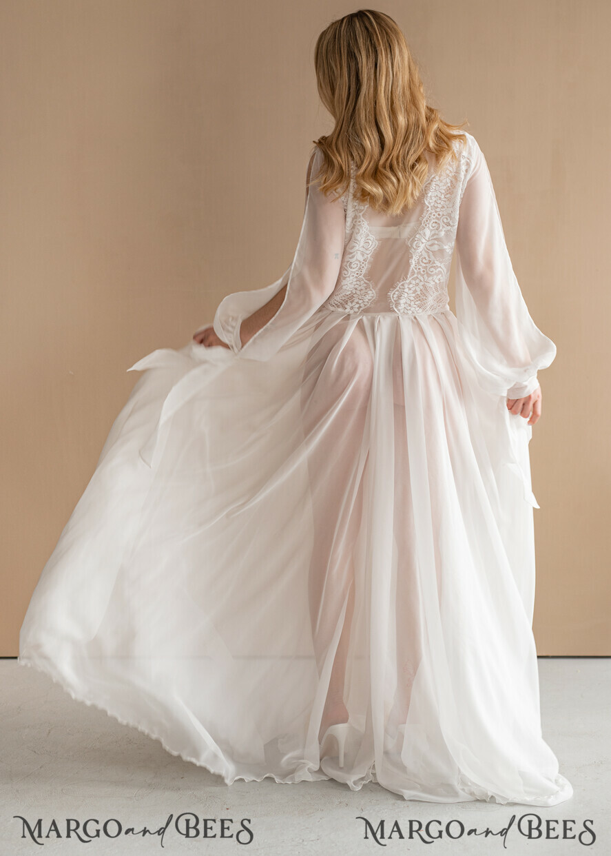 Silk wedding hotsell robes
