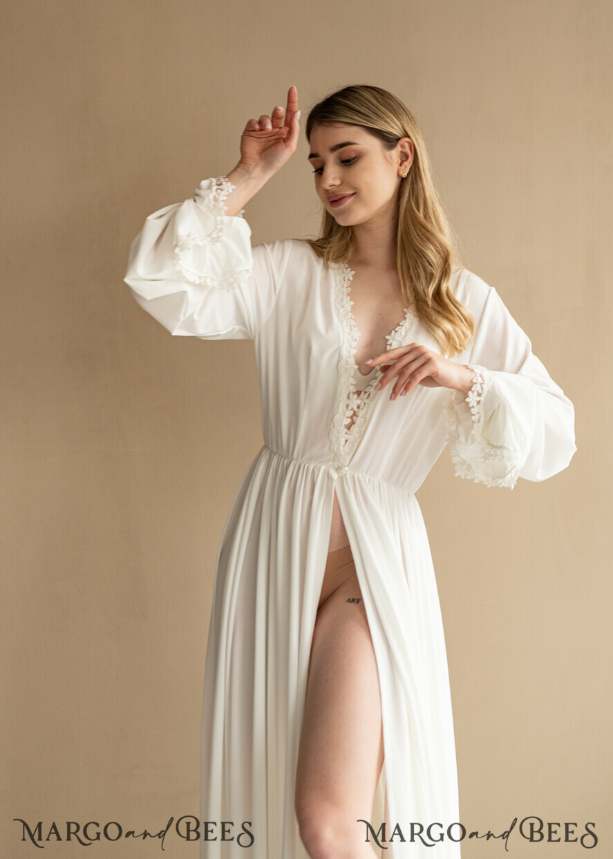 Bridal night robe clearance