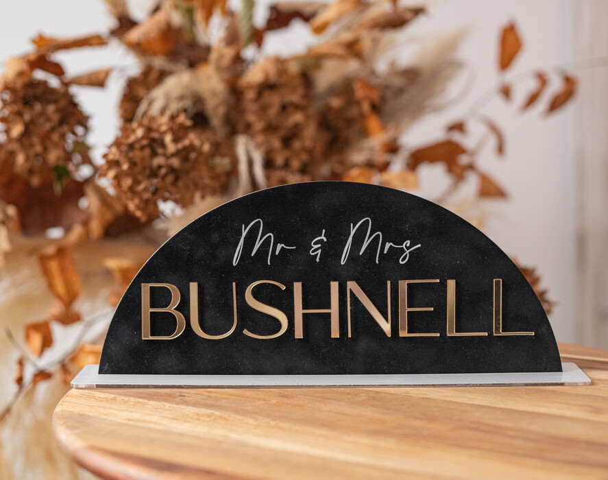 TABLE DECOR SIGNS Velvet table Numbers and Decor Black Terracotta Wedding Top Table Sign, Acrylic Arch Velvet Top Table sign, black Golden Top Table sign,  Gold Plexi Glass Top Table sign, Elegant Luxury Wedding Table Decor, Boho Glam Wedding Signage Golden mirror Top Table sign