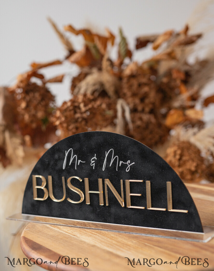 TABLE DECOR SIGNS Velvet table Numbers and Decor Black Terracotta Wedding Top Table Sign, Acrylic Arch Velvet Top Table sign, black Golden Top Table sign,  Gold Plexi Glass Top Table sign, Elegant Luxury Wedding Table Decor, Boho Glam Wedding Signage Golden mirror Top Table sign