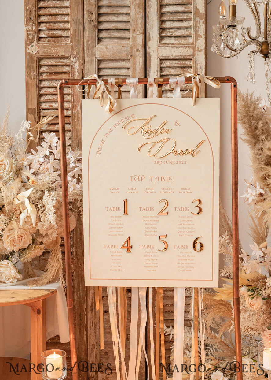 TABLE DECOR SIGNS Velvet table Numbers and Decor Acrylic Arch Table Number & dinner menu Combo, Velvet Ivory Acrylic gold Sign, Gold Ivory Plexi Velvet Table Numbers & Menu Combo Luxury Wedding Table Decor, Wedding Signage Golden mirror table numbers & Menu