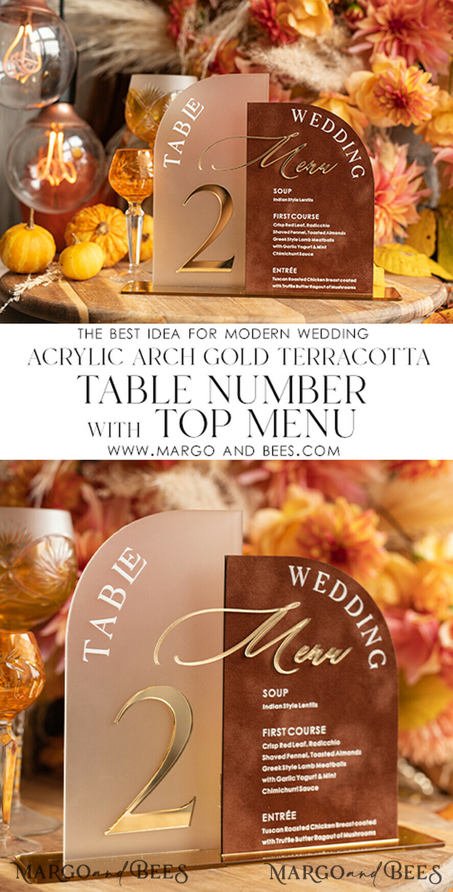 TABLE DECOR SIGNS Velvet table Numbers and Decor Acrylic Arch Table Number & wedding menu Combo, Rust & Frozen Acrylic gold Sign, Gold Plexi Table Numbers Terracotta Menu Combo Luxury Wedding Table Decor, Wedding Signage Golden mirror table numbers 