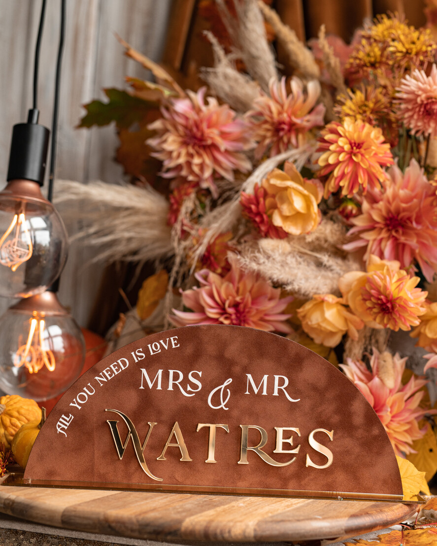TISCHDEKORATIONSCHILDER   Samt Tischnummern und Dekoration Herbst Terracotta Hochzeits Tischschild, Acrylbogen Samt Tischschild, Kupfer Rost Goldenes Tischschild, Gold Plexiglas Tischschild, Elegante Luxus Hochzeits Tischdekoration, Boho Glam Hochzeitsbeschilderung Golden Spiegel Tischschild