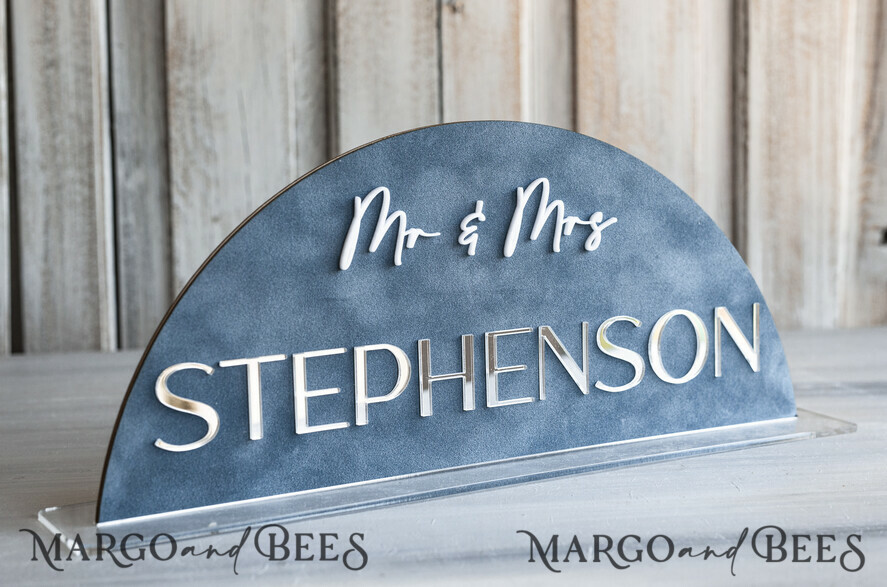 TABLE DECOR SIGNS Velvet table Numbers and Decor dusty Blue Wedding Top Table Signs SET, Acrylic Arch Velvet Bar Menu sign, Drink Bar menu Top Table sign,  Gold Plexi Glass Top Table sign, Elegant Luxury Wedding Table Decor, Boho Glam Wedding Signage Silver mirror Top Table sign