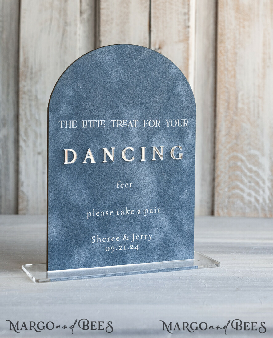 TABLE DECOR SIGNS Velvet table Numbers and Decor dusty Blue Wedding Top Table Signs SET, Acrylic Arch Velvet Bar Menu sign, Drink Bar menu Top Table sign,  Gold Plexi Glass Top Table sign, Elegant Luxury Wedding Table Decor, Boho Glam Wedding Signage Silver mirror Top Table sign