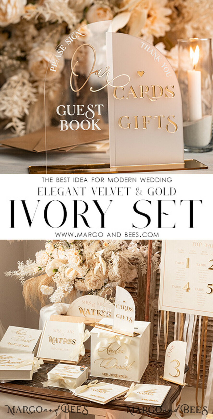  CARD BOXES velvet card boxes Velvet Set Card Box Guestbook & Sign, Wedding Card Box with Lid Instant Instax Guestbook, Beige Wedding Money Box Sing Guestbook Set, Nude Card Box with slot and cards and gift Arch acrylic sign set