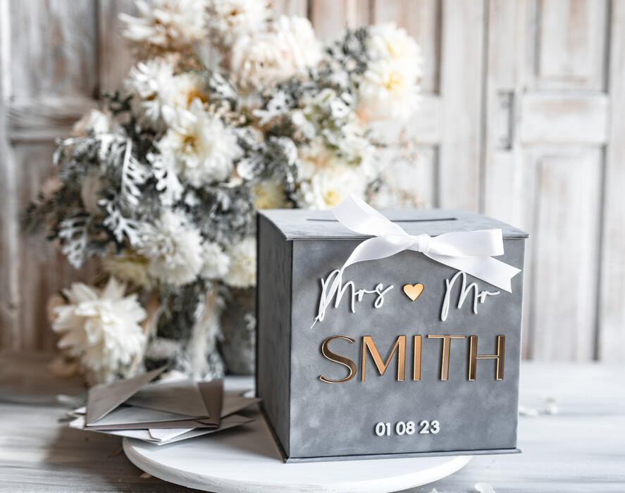  CARD BOXES velvet card boxes  Gift Card Box & Sign Set, Velvet grey wedding wishing well money gift card box, Personalized Wedding Card Box, Grey Luxury Card Box, Wedding Card Box with Lid, Grey Wedding Money Box, Wedding Card Box