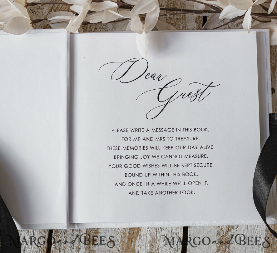  CARD BOXES velvet card boxes Velvet Set Card Box Guestbook & Sign, Wedding Card Box Instant Instax Guestbook, Black & White Wedding Money Box Sing Guestbook Set, BWs