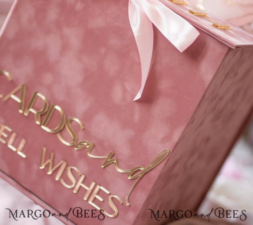  CARD BOXES velvet card boxes Wedding Wishing Well Card Box, Gift Card Box, Velvet blush pink wedding wishing well  money gift card box, Personalized Wedding Card Box, Luxury Card Box, Wedding Card Box with Lid, Wedding Money Box, Wedding Card Box