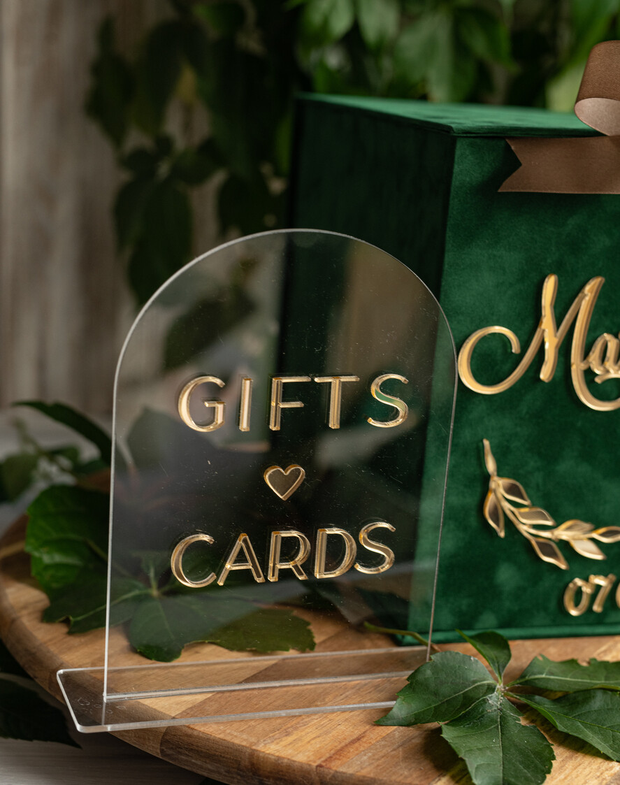  CARD BOXES velvet card boxes Gift Card Box & arch Sign Set , Velvet green wedding wishing well money gift card box, Personalized Wedding Card Box, Greenery Luxury