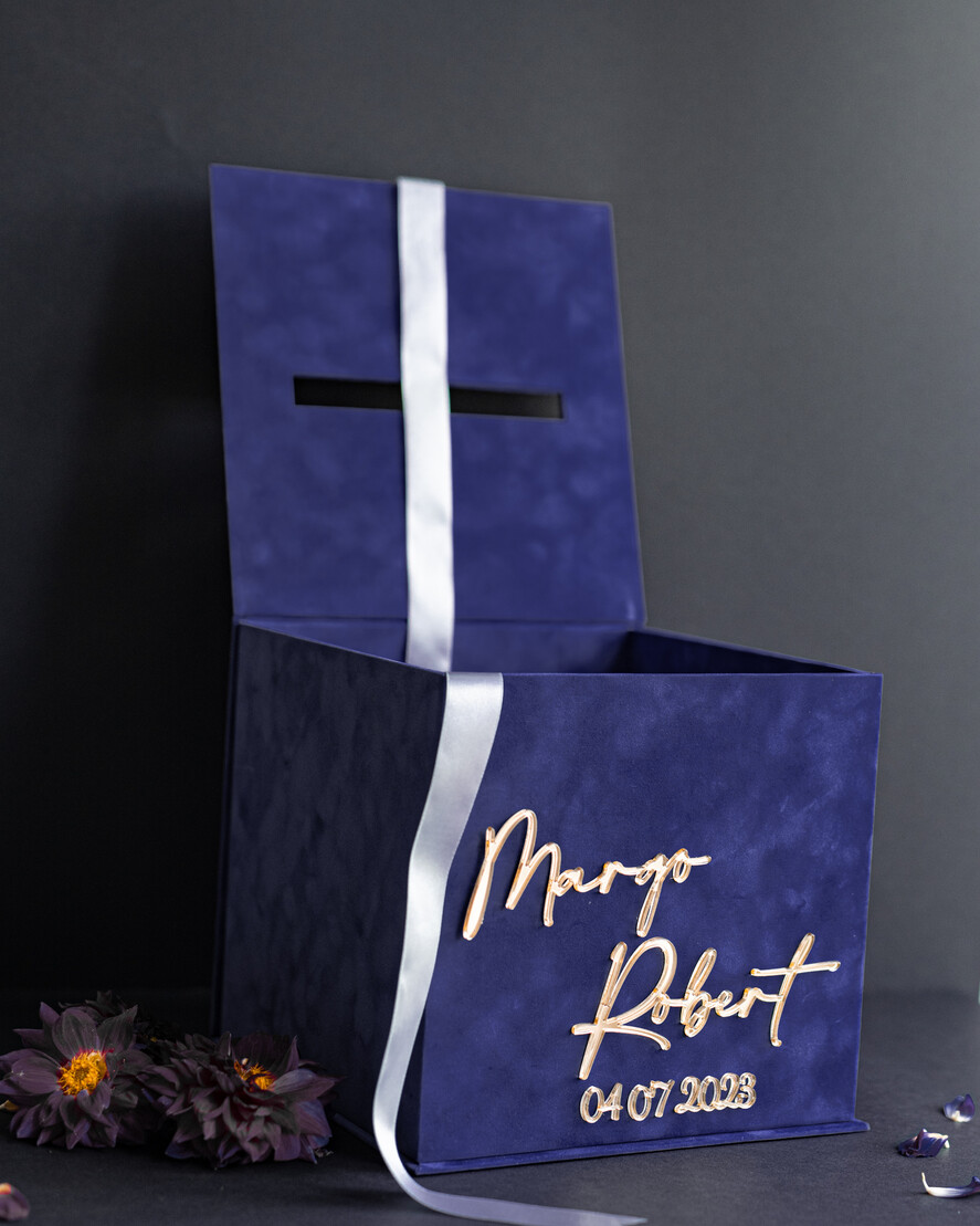  CARD BOXES velvet card boxes Gift Card Box & Cards, Velvet Navy Blue wedding wishing well money gift card box, Personalized Wedding Card Box, Luxury Card Box, Wedding Card Box with Lid, Wedding Money Box, Wedding Card Box