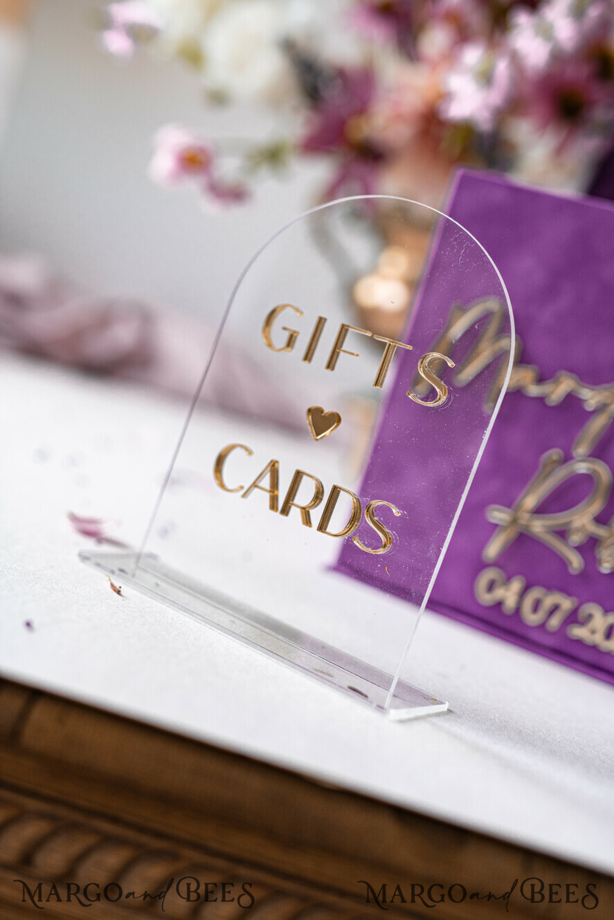  CARD BOXES velvet card boxes Gift Card Box & arch Sign Set , Velvet Purple wedding wishing well money gift card box, Personalized Wedding Card Box, Luxury Card Box, Wedding Card Box with Lid, Wedding Money Box, Wedding Card Box