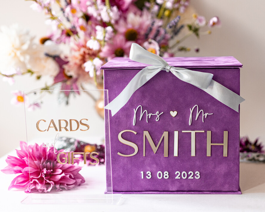  CARD BOXES velvet card boxes Gift Card Box & Cards cards & Gifts Sign Set , Velvet Purple wedding wishing well money gift card box, Personalized Wedding Card Box, Luxury Card Box, Wedding Card Box with Lid, Wedding Money Box, Wedding Card Box