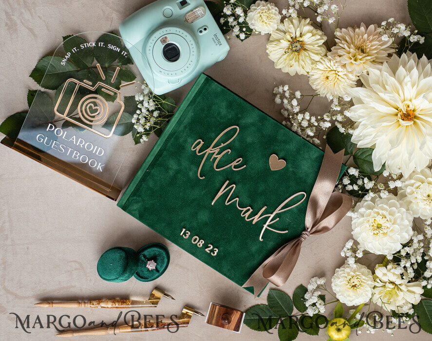 HOCHZEITS-GÄSTEBÜCHER Bundle Gustbooks & Vows Set Bundle personalisiertes Hochzeitsgästebuch & maßgeschneiderte Hochzeitsgelübde Set aus zwei - Bundle Gästebuch und Gelübde-Bücher