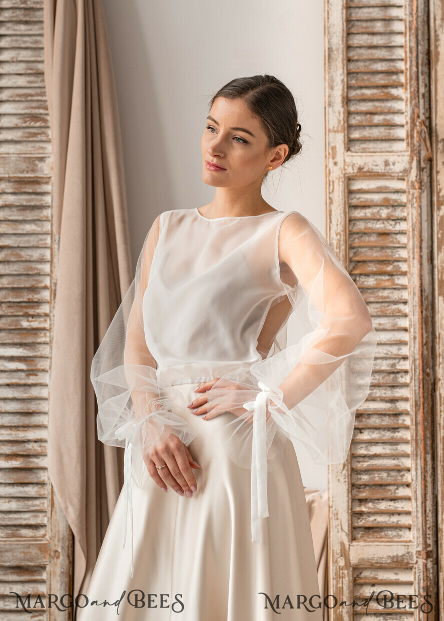 Bridal shrug ivory discount