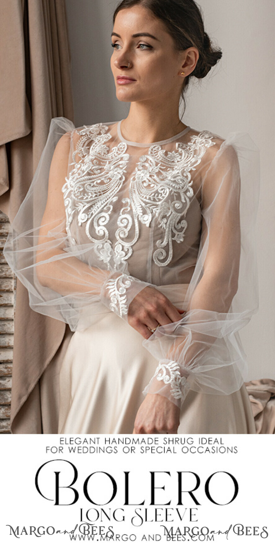 Silver new arrivals wedding bolero