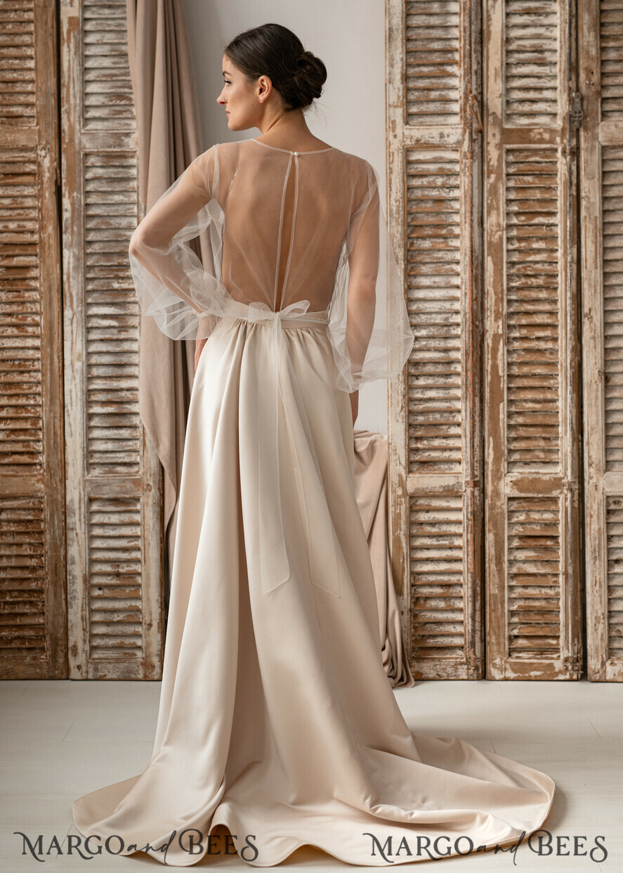 BRIDE bolero, robes, garter LACE WEDDING BOLERO Ivory Lace Wedding bolero long sleeve, Shrug Women Wedding, Bridal Backless Coverup, Ivory Blouse for Bride, Bridal Lace Blouse, dress capalet