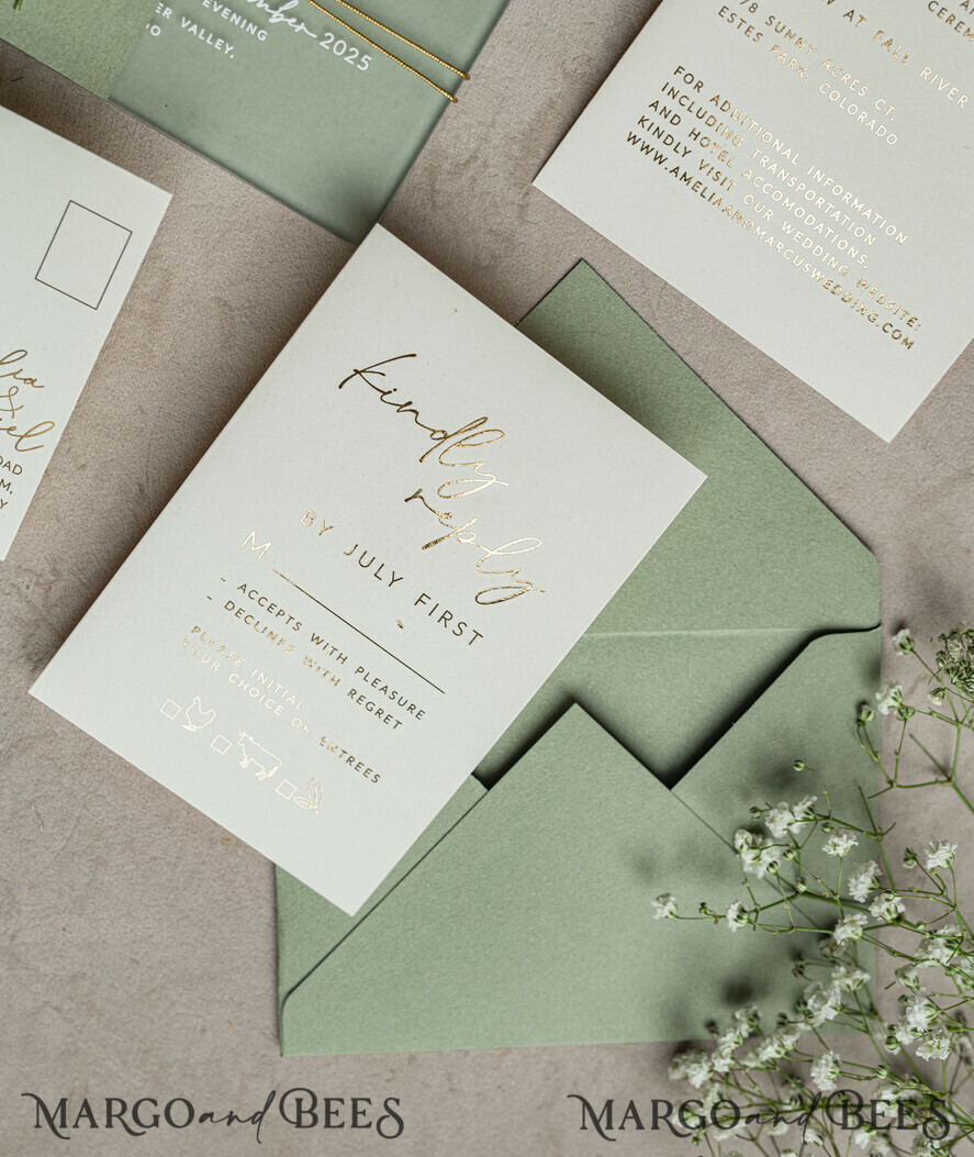 WEDDING INVITATIONS plexi acrylic mirror Sage Green Frozen Transparent Baby Breath Wedding Invitations, Elegant Garden Gypsophila Wedding Cards, Greenery Acrylic  Wedding Invites, Frosted Plexi Wedding Invitation Suite