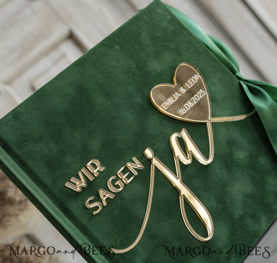 HOCHZEITS-GÄSTEBÜCHER Hochzeitsgästebuch Hochzeitsfoto-Gästebuch Polaroid Gold Acryl Hochzeitsgästebuch mit Fragen Personalisiertes Schilderset Samtweißes Sofort-Fotobuch Boho Elegant Instax Hochzeitsfoto-Gästebuch
