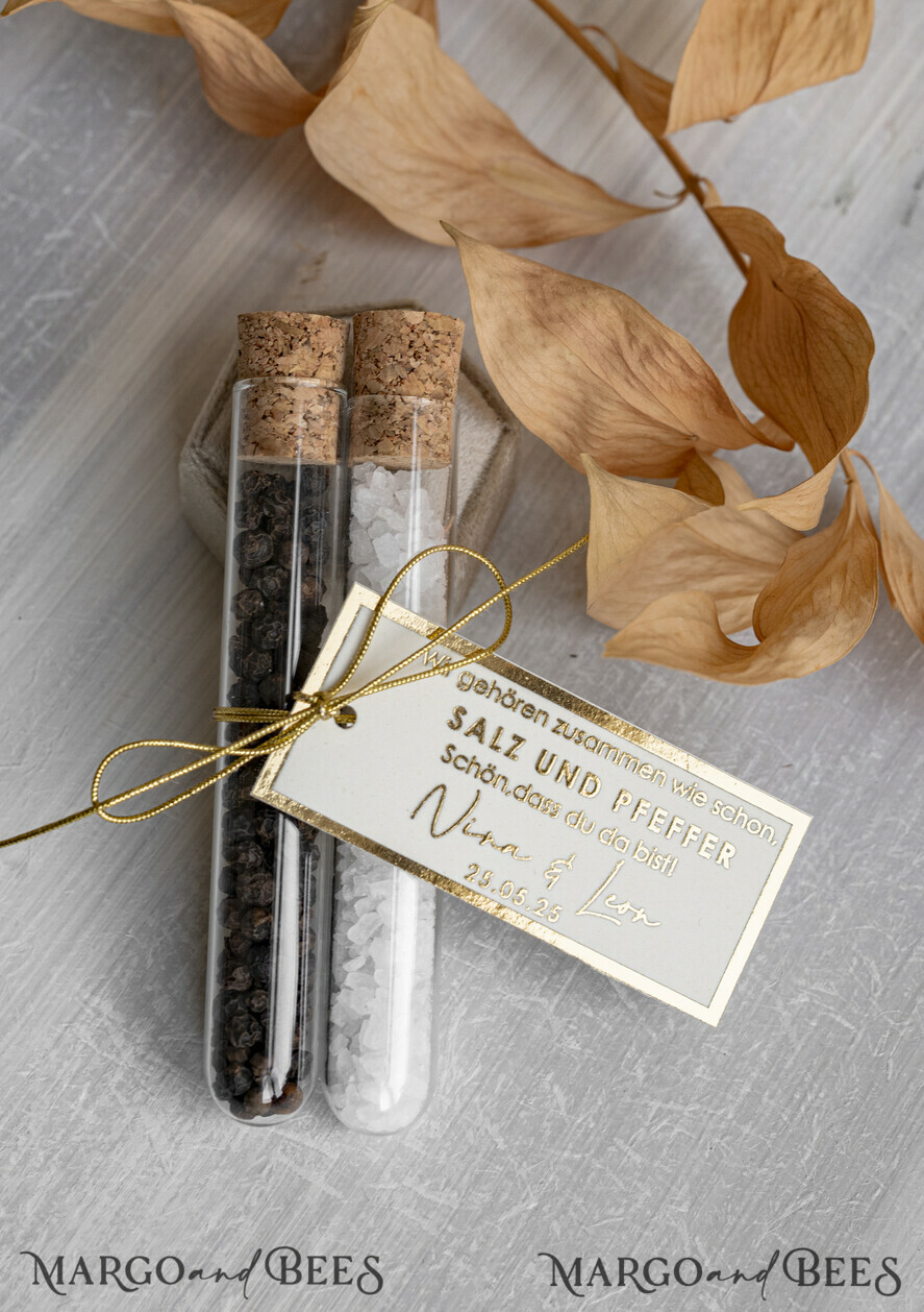 HOCHZEITSGESCHENKE Gastgeschenke Hochzeit Gastgeschenke Hochzeit, wir gehören zusammen wie Salz und Pfeffer. Gastgeschenk Pfeffer & Salz für Eure Hochzeitsgäste, Gastgeschenk Hochzeit Brautpaar Pfeffer & Salz mit Namen.