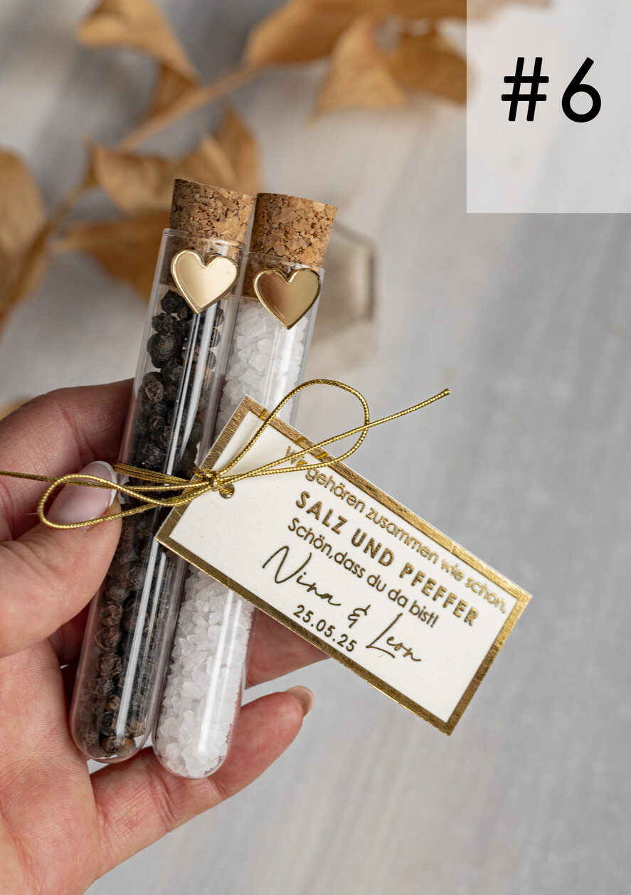 HOCHZEITSGESCHENKE Gastgeschenke Hochzeit Gastgeschenke Hochzeit wir gehören zusammen wie Salz und Pfeffer. Gastgeschenk Pfeffer & Salz für Eure Hochzeitsgäste, Gastgeschenk Hochzeit Brautpaar Pfeffer & Salz mit Namen.