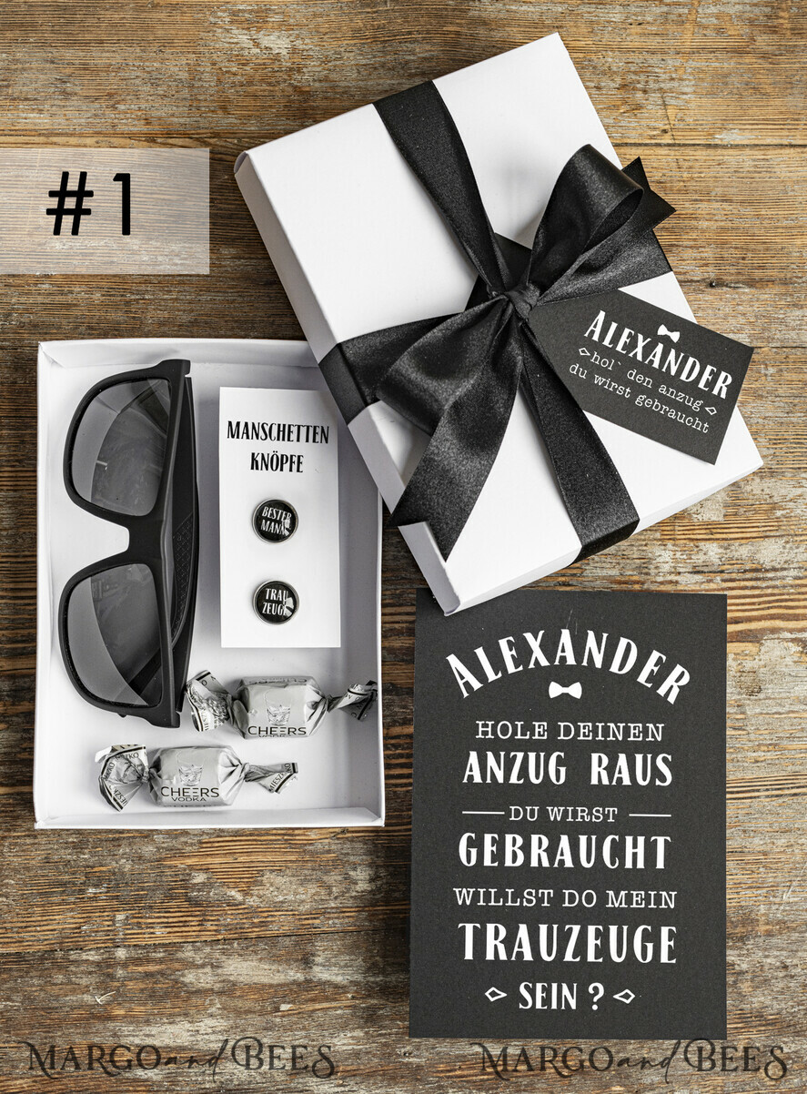 BRIDESMAID/BEST MAN BOX Trauzeuge Fragen Geschenkbox Trauzeuge Geschenkbox Willst du mein Trauzeuge sein Trauzeuge geschenk fragen box Brautjungfer Trauzeuge, Geschenkschachtel Hochzeit 