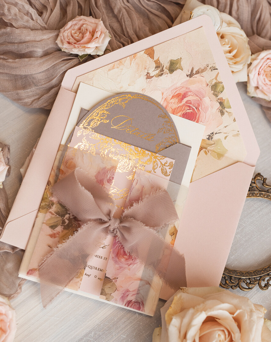 WEDDING INVITATIONS Vintage Baroque Vintage Baroque Wedding Invitation suite  Beige Golden Fine art Roses Wedding Invitations with rsvp Victorian wedding crest Chinoiserie Invites Royal Ornamental frame