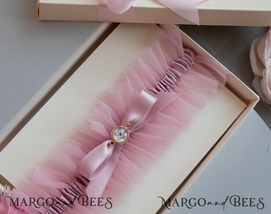 BRIDE bolero, robes, garter Geschenkidee für die Braut Strumpfband Tüll-Strumpfband in Geschenkbox – Überraschung vom Junggesellinnenabschied