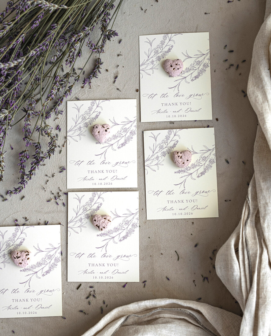 WEDDING FAVORS  Seeds of Love Wedding Favor gifts in bulk Personalized Seed Card With Plantable Seed Paper. Wildflower Seed Paper. Thank you gifts for guests