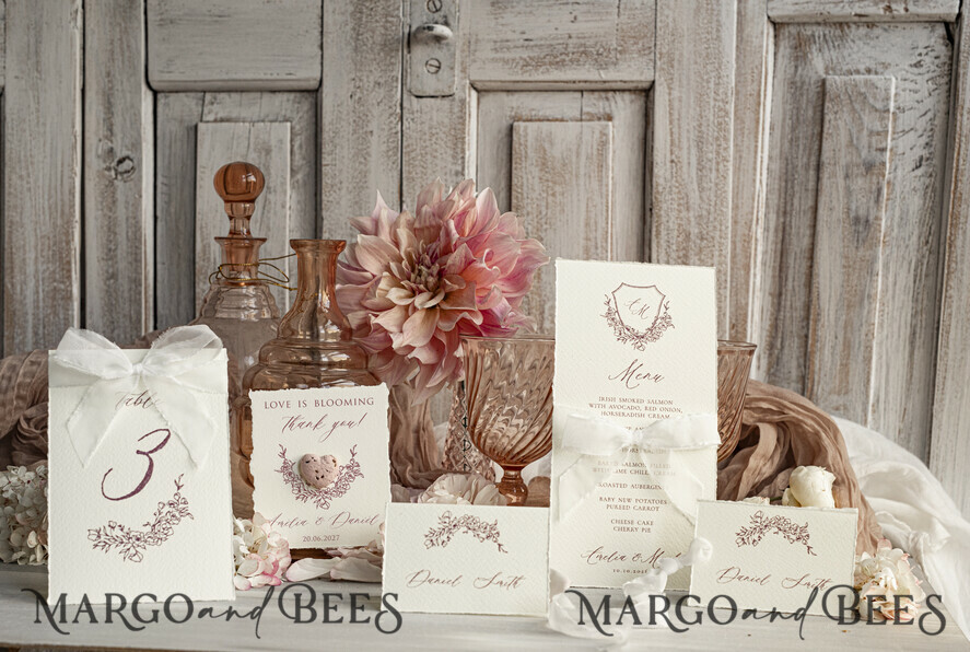 WEDDING FAVORS  Seeds of Love Wedding Favor gifts in bulk Personalized Seed Card With Plantable Seed Paper. let love grow Thank you gifts for guests