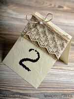 TABLE DECOR SIGNS romantic Rustic Wedding Table Numbers with Burlap Twine & Lace, Barn Wedding Table Cards, Wooden Eco Romantic Personalized table Cards, Simple Rustic Wedding Table Décor1