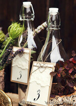 TABLE DECOR SIGNS romantic Rustic Wedding Table Numbers with Burlap Twine, Barn Wedding Table Cards, Handmade Eco Romantic Ecru Personalized Cards, Simple Rustic Lace Wedding Table Décor 3
