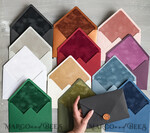WEDDING INVITATIONS Velvet Envelopes  custom colors envelopes for invitations with velvet liners, a7 handmade  Envelopes with velvet liner for Wedding cards8