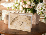 WEDDING GUEST BOOKS Wooden Rustic Guestbooks Presonalised Wedding Guest Book, Boho Instax Photo Booth Album Rustic guest book polaroids9