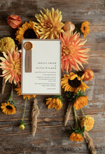 WEDDING INVITATIONS rustic / country / shabby chick Wedding invitations custom eco kraft stationery, wedding invitations with wax seal and hand made envelope, Rustic invitations 13
