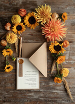 WEDDING INVITATIONS rustic / country / shabby chick Wedding invitations custom eco kraft stationery, wedding invitations with wax seal and hand made envelope, Rustic invitations 13