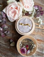 RING BEARER BOXES & PILLOWS Epoxy Wedding rings Box Presonaised Ring Box for wedding bands, Handmade wedding ring box • Real Flowers ring bearer box • wood luxury ring box6