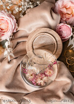 RING BEARER BOXES & PILLOWS Epoxy Wedding rings Box epoxy resin and wood wedding ring box for ceremony, Boho Epoxy Wedding Ring Boxes his hers, Transparent Epoxy dubble Ring Box for wedding, Wood resin flowers Marriage Proposal Ring Box30