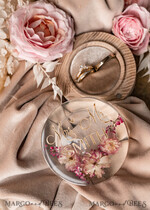 RING BEARER BOXES & PILLOWS Epoxy Wedding rings Box epoxy resin and wood wedding ring box for ceremony, Boho Epoxy Wedding Ring Boxes his hers, Transparent Epoxy dubble Ring Box for wedding, Wood resin flowers Marriage Proposal Ring Box30