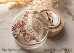 RING BEARER BOXES & PILLOWS Epoxy Wedding rings Box epoxy resin and wood wedding ring box for ceremony, Boho Epoxy Wedding Ring Boxes his hers, Transparent Epoxy dubble Ring Box for wedding, Wood resin flowers Marriage Proposal Ring Box30