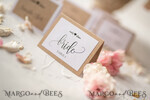 PLATZKARTEN / TISCHKARTEN  
 Rustikale Eco-Hochzeitsplatzkarten Minimalistische weiße Hochzeitsplatzkarten, rustikales öko-braun mit schwarzem Druck, zarte Hochzeitsnamensschilder, einzigartige Hochzeitsstationery, individuell formulierte Begleitkarten.12