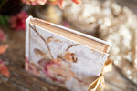 HOCHZEITS-GÄSTEBÜCHER Acryl Golden Gästebuch Vintage Hochzeitsalbum Elegantes Spitzen-Fotoautomatenbuch29