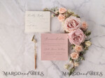 WEDDING INVITATIONS vintage lace/ rustic lace 19