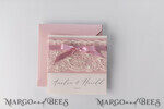 WEDDING INVITATIONS vintage lace/ rustic lace 19