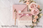 WEDDING INVITATIONS vintage lace/ rustic lace 19