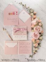 WEDDING INVITATIONS vintage lace/ rustic lace 19