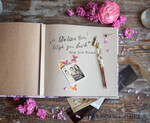 FOTOALBUM/ FOTOBOX Polaroid-Fotoalbum mit Schreibfläche Hochzeits-Andenken Idee Instax Gästebuch, Instax Hochzeits-Gästebuch mit Schreibfläche6