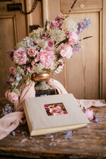 PHOTO ALBUM/ PHOTO BOX   Polaroid photo album with writing space WEdding Combo Guestbook and Photo Album, Photo Booth Album with personalised pages37