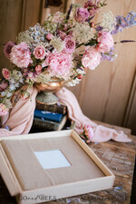 PHOTO ALBUM/ PHOTO BOX   Polaroid photo album with writing space WEdding Combo Guestbook and Photo Album, Photo Booth Album with personalised pages37